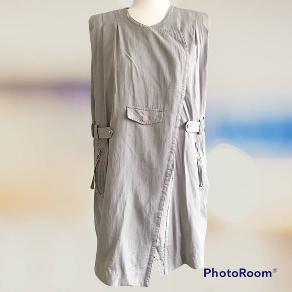 Eryn Brinie Designer Duster Vest Dress (M) - Picture 8 of 12